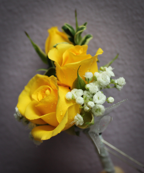 Simply Yellow Boutonniere
