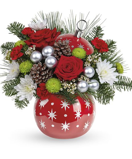 Teleflora's Bright Christmas Bouquet